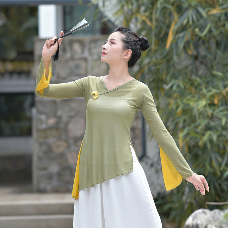 Classical Dance Modern Body Rhyme Dance Rehearsal for female adults to perform suit-suit yarn clothes