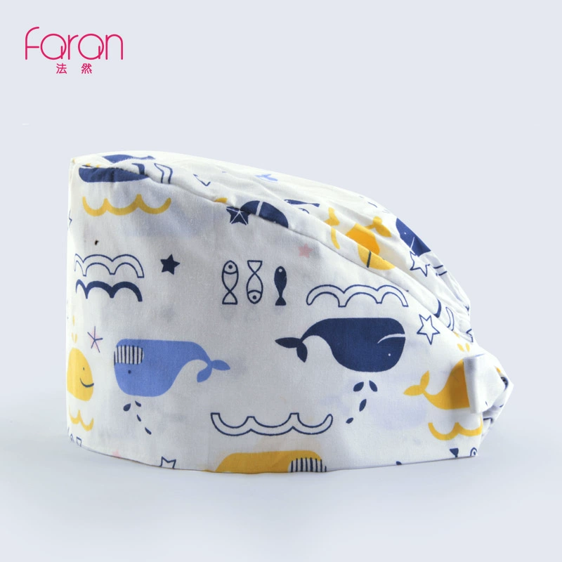 Honen bông phẫu thuật nắp pet thẩm mỹ viện nha khoa bệnh viện dược bầu mũ unisex mũ turban 