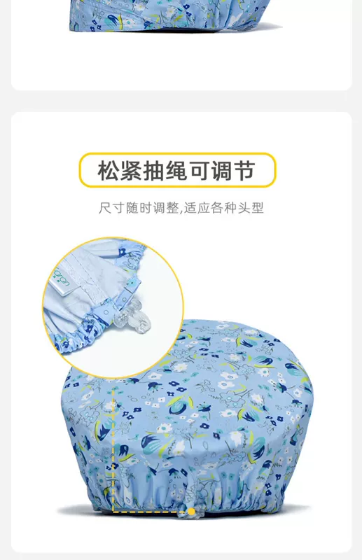 Faran bông khăn xếp thú cưng dược làm việc mũ dài khăn xếp in hình mũ phồng mũ mùa xuân nón trùm y tế