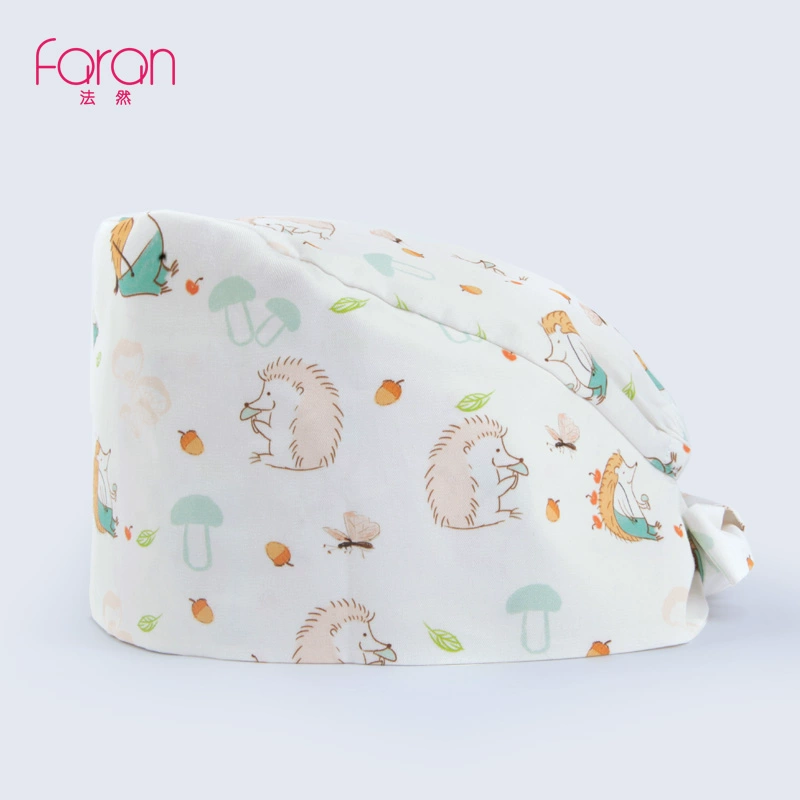 Honen bông phẫu thuật nắp pet thẩm mỹ viện nha khoa bệnh viện dược bầu mũ unisex mũ turban 