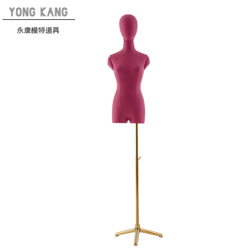 Model display stand Color model doll window Half-body female model props man table model props dummy model