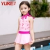 Đồ bơi trẻ em Yuke cho bé gái kiểu váy một mảnh kiểu trẻ nhỏ Đồ bơi dễ thương cho bé gái sinh viên mùa xuân nóng bỏng áo tắm Hàn Quốc - Bộ đồ bơi của Kid đồ bơi 2 mảnh cho bé gái Bộ đồ bơi của Kid