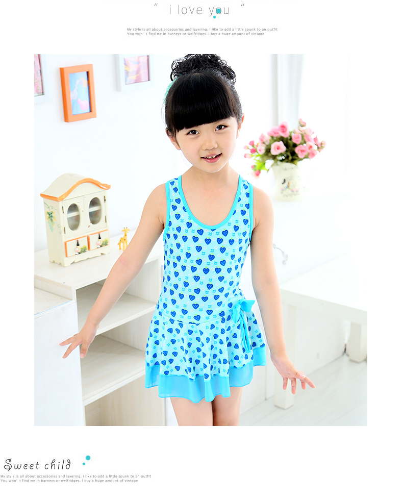 Áo tắm trẻ em Yuke Cô gái Xiêm trẻ em lớn dễ thương áo tắm bé công chúa áo tắm phù hợp với mùa xuân nóng bỏng - Bộ đồ bơi của Kid đồ bơi cho bé sơ sinh