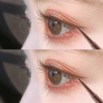 CGG eyeliner glue pen silkworm pen Long-lasting non-smudging waterproof female ultra-fine brown Beginner Novice student makeup