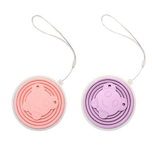 На открытом воздухе силиконовой складной чашка складной чашки портативная пищевая кастрюль высокотемпературный устойчивый