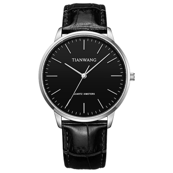 New Year's Gift Tianwang Ole Genuine Simple and Lightweight Quartz Watch for Men and Women, Genuine Leather Waterproof Watch 31192