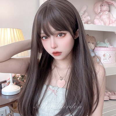 taobao agent Hair mesh, lifelike bangs, helmet for wig, straight hair, internet celebrity, Lolita style