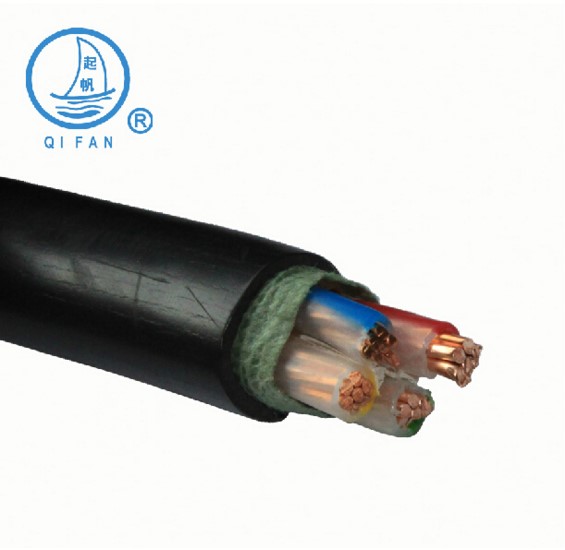 Sailing cable VV YJV 4*10 square national package detection four core copper cable for sale 11 meters