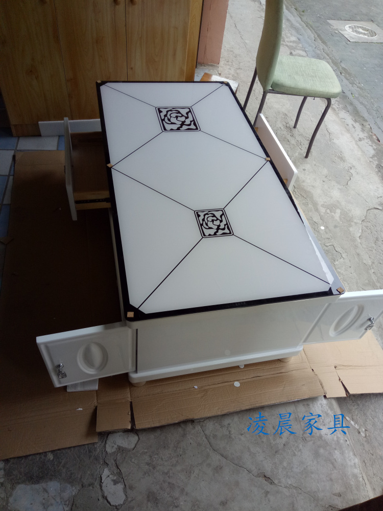 Nội thất Trùng Khánh Phòng cho thuê nội thất Lingchen Phòng cho thuê / Phòng cho thuê công cộng Phòng khách Kết hợp Bàn cà phê / Kết hợp tủ TV - Bàn trà bàn phòng khách nhỏ