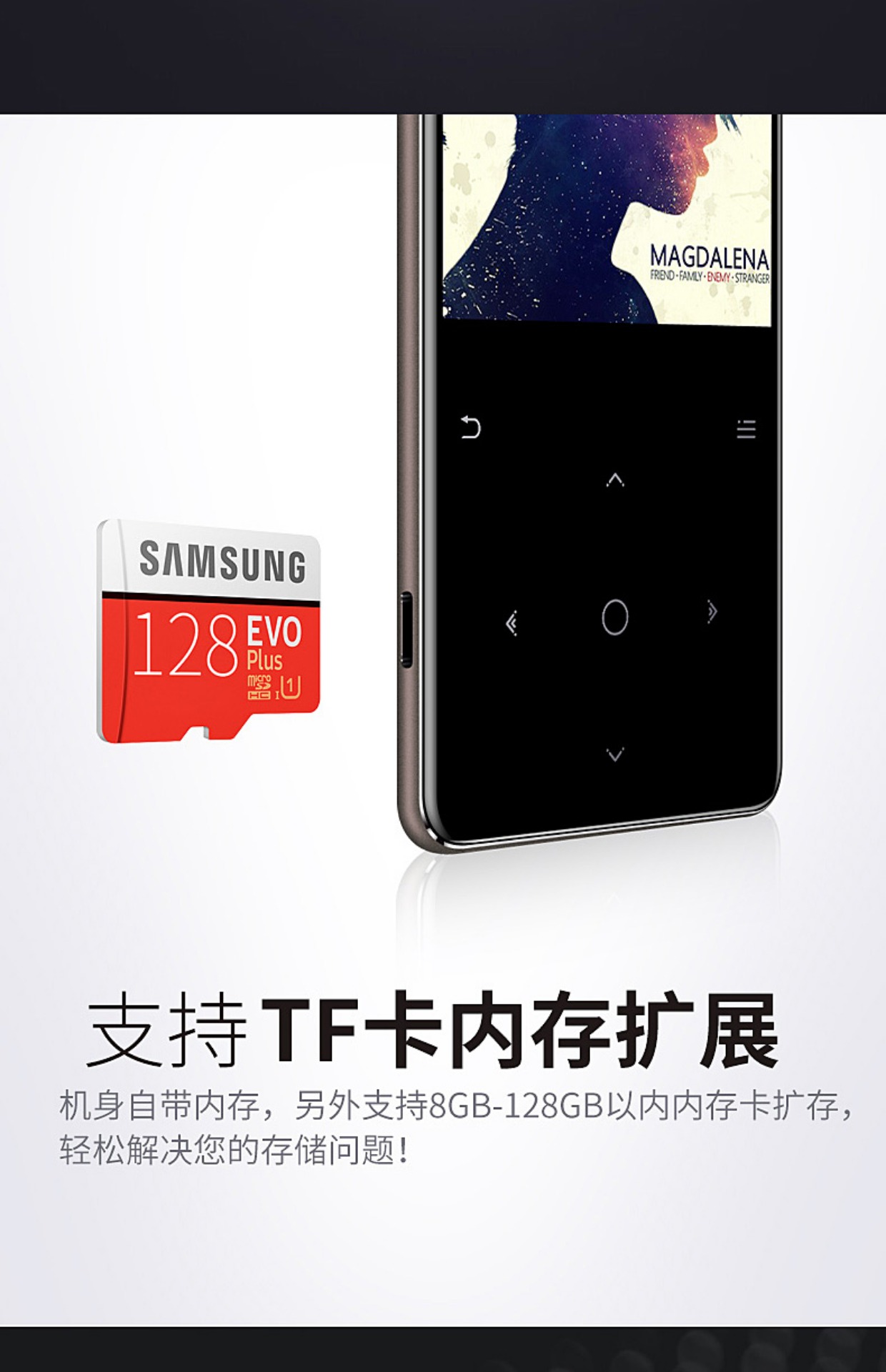 bộ tiếp sóng wifi Phiên bản Bluetooth máy nghe nhạc mp3 Máy nghe nhạc Walkman phiên bản mini card mp4 màn hình cảm ứng siêu mỏng màn hình cảm ứng bên ngoài bút ghi âm 2,4 inch màn hình lớn Sách điện tử không mất nhạc di động học tiếng Anh mp5 - Trình phát TV thông minh máy phát wifi