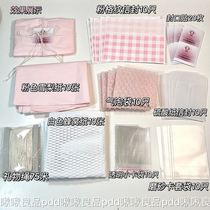 Girly heart ins pink high-looking card packaging material set value-for-money ziplock bag envelope bubble bag packaging