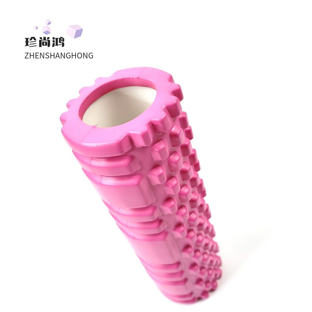 товар из китая 迷你款eva空心瑜伽柱小直径泡沫轴狼牙棒肌肉放松健身滚筒按摩棒