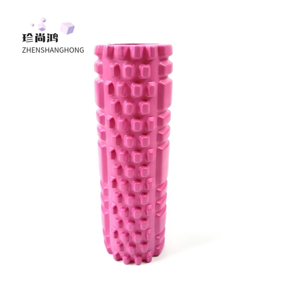 товар из китая 迷你款eva空心瑜伽柱小直径泡沫轴狼牙棒肌肉放松健身滚筒按摩棒