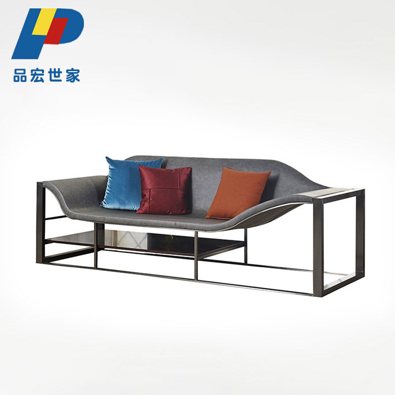 Designer bookshelf sofa light luxury model room living room leisure seat personality alien hotel minimalist reception chair