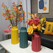 Ceramic Vase Fittings Living Room Simple Light Luxury Modern Household Table Creative European Dry Flower Flower Delivery