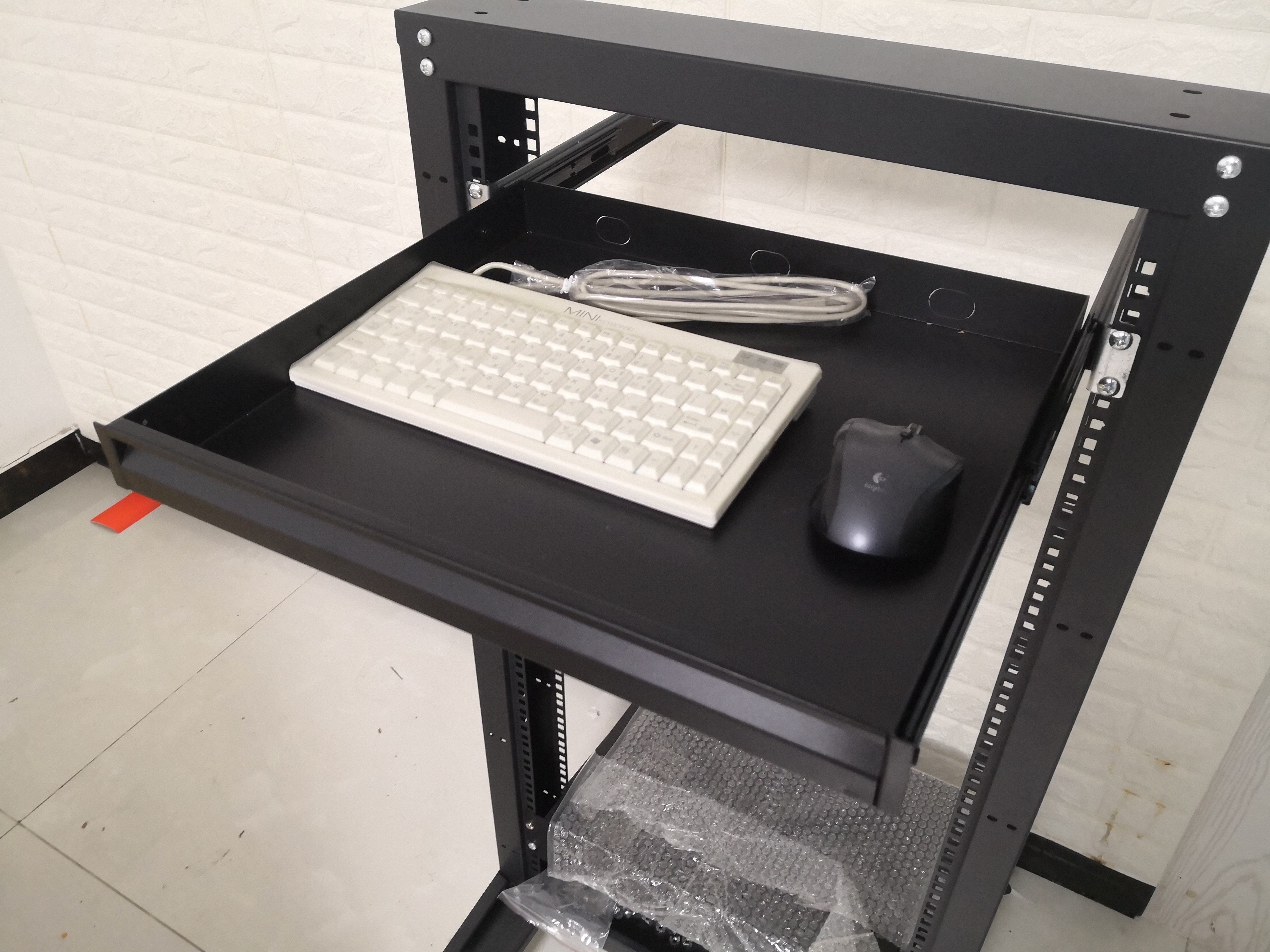 Penn Elcom19 inch 1U metal enclosure drawer-tray host shell rail sliding separator proxy plate R1291K