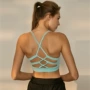 Chính hãng 18630 ​​tuyệt vời trở lại chéo rỗng áo ngực thể thao thoáng khí đồ lót yoga thể thao phụ nữ - Đồ lót thể thao quần áo tập gym nữ