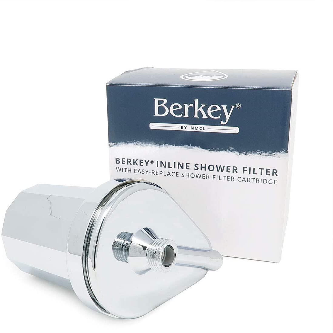 Berkey Inline Shower filter bathroom tap water purifier softening water quality