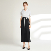 Tangyue 2021 summer new foot bath technician overalls health care shop skin Management short sleeve set women