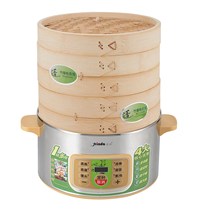Bamboo-made bamboo incense electric steam cage electric steam pot three-layer large capacity domestic stainless steel saucepan multifunction small appliances