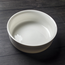Dehui white porcelain tea set tea wash kung fu tea household Cup wash goat Jade extra large fish tank whole set of large soup bowl