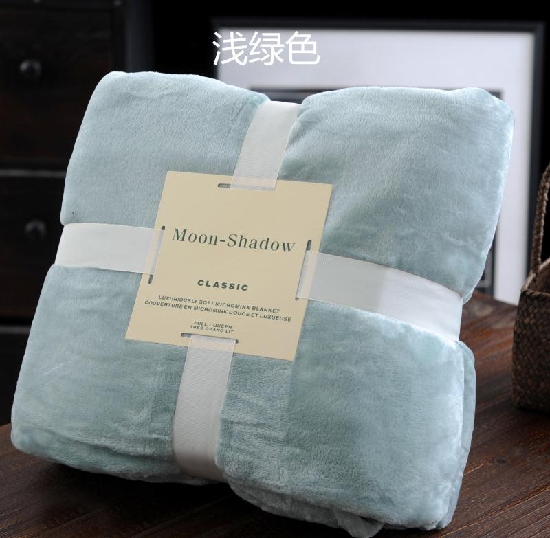 Mùa đông dày flannel san hô fleece chăn chăn sheets sofa chăn đóng dấu bằng văn phòng giản dị chăn