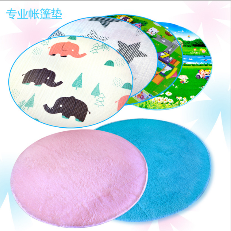 Children's crawling mat floor mat moisture-proof outdoor portable tent mat folding small cushion going out grass mat small size