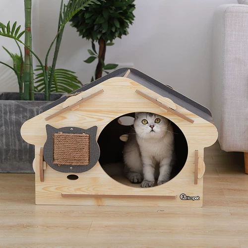 Универсальный двухэтажный ветрозащитный домик на четыре сезона, домашний питомец, кот