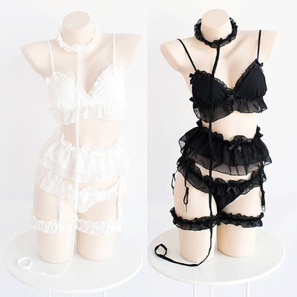 七了个三 超仙透视装情趣睡衣透明薄沙薄款性感内衣套装女-tmall.com天猫