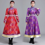 Новая женская монгольская халата длинная версия этническая