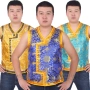 Nam Mông Cổ vest vest vest thiểu số Trang phục Tang Tang đồ bộ mặc nhà