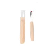 Brush type seam remover cross stitch thread picker handmade diy clothing seam remover brush set seam removal and cleaning dual purpose