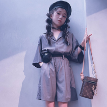 Cold bridesmaids Custom men and women Childrens thin suit shirts Pure Color Walking Show Street Dance Blouse Pants Suit Parent-child