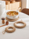 Mili Fengwu thickened pot mat heat insulation pads for household kitchen high temperature resistant cotton and linen woven anti-scalding dining table casserole mat