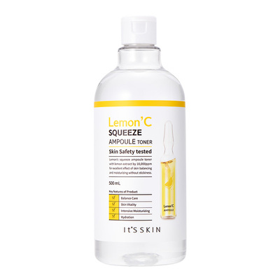 itsskin伊思柠檬润莹亮爽肤水 补水保湿提亮VC平衡水油熬夜肌