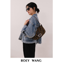 ROEYWANG denim coat women short bf wind spring and autumn temperament Joker jacket women loose 2021 Korean coat