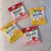 Xizhou popping juice jelly popping pulp juice sandwich fudge lychee mango flavor sandwich 40g bag fruit fruit Korea