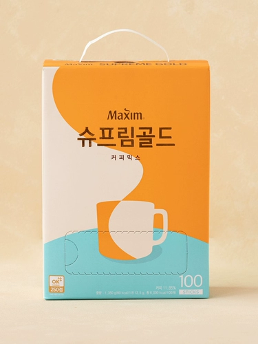 Корейский кофе Maixin, превосходный молочный аромат, растворимый кофе «Максим латте», специальное молоко «три в одном», Пак Со Джун