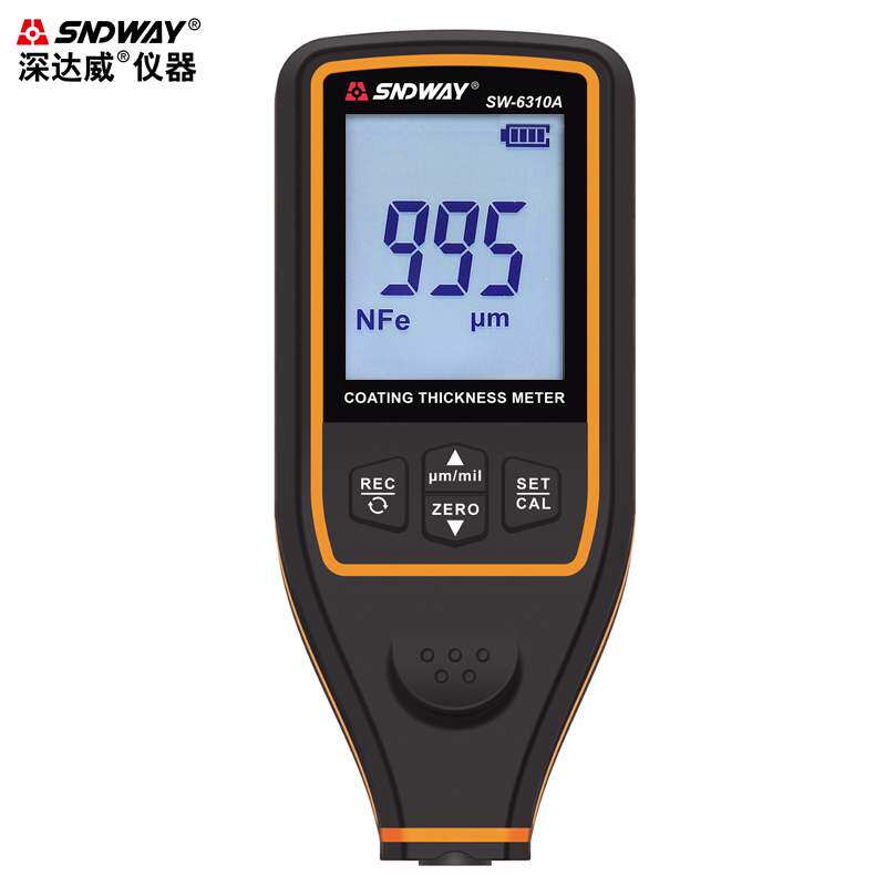Shendawei Coating Thickness Gauge Paint Thickness Detector Steel Plate Automotive Paint Film Thickness Gauge