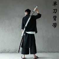 Аксессуары, ремешок для одного ножа, кожаный ремень Deadpool Bushido Iaido, подвесной ремень, кожаный чехол, нож можно носить на спине