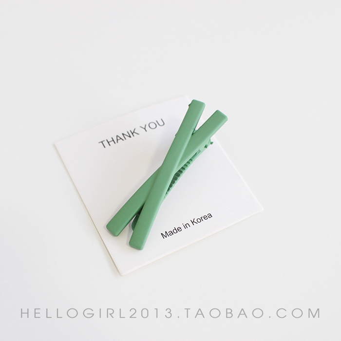 Cô gái trái tim nhỏ màu mờ chéo Liu Hai Clip Word Clip Hàn Quốc cơ bản Kẹp tóc bên Clip Phụ kiện tóc Mũ - Phụ kiện tóc bộ dây buộc tóc cho bé gái