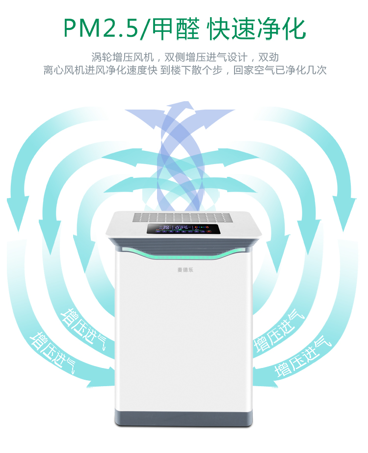 máy lọc khí Máy lọc không khí Medela phòng ngủ gia đình ngoài việc khử formaldehyd 霾 PM2.5 ngoài khói và bụi ôxy diện tích lớn máy lọc không khí kangaroo