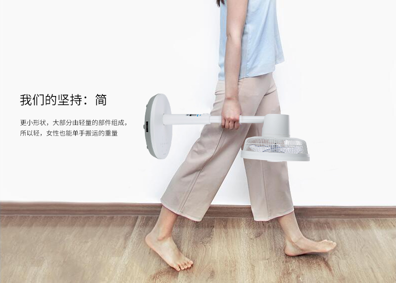 quạt treo tường Quạt sàn sao quạt không khí lưu thông quạt đối lưu hộ gia đình DC biến tần Đài Loan dọc câm điện nhỏ - Quạt điện quạt hơi nước boss s102