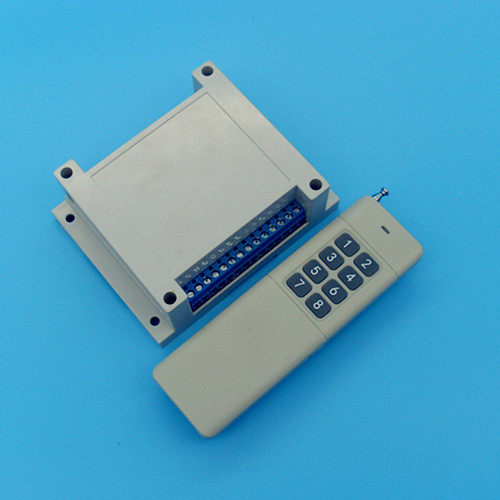 DC 24V eight-way industrial wireless switch controller 315M factory direct sales can be customized