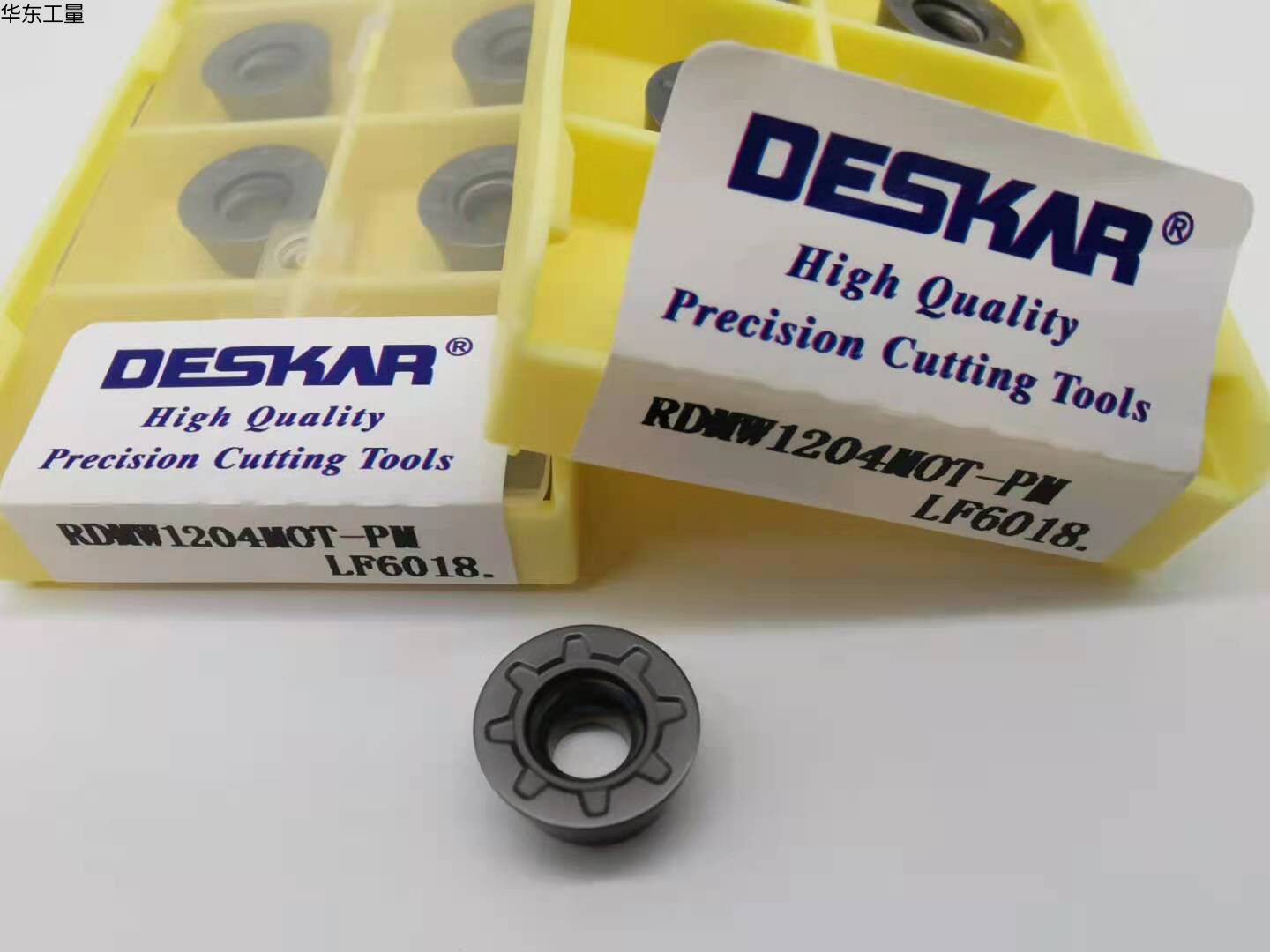 CNC milling insert RDMW1204MOT-PM RDMW1605MOT-PM LF6018 DESKAR