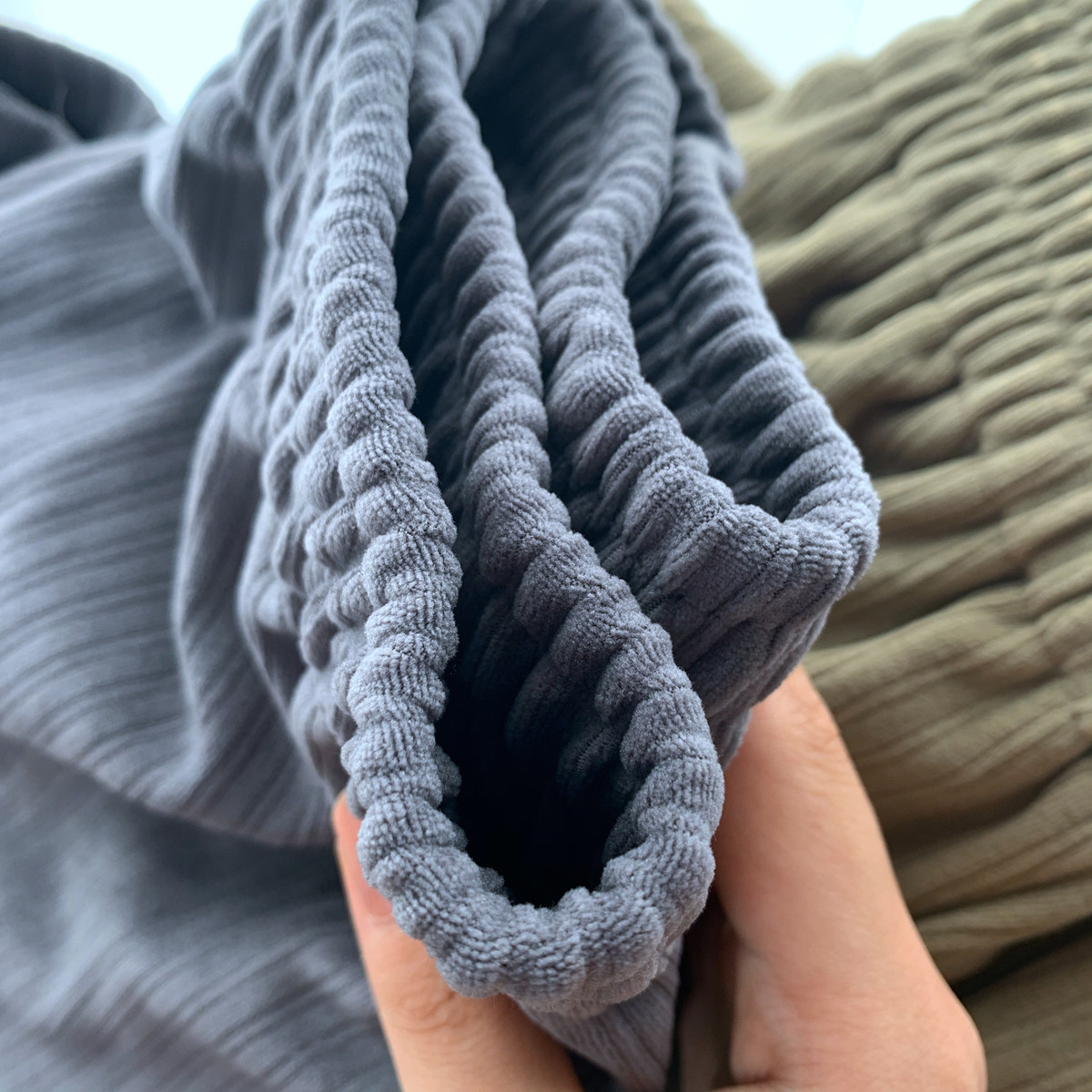 Large size women's loose spring clothes new 2022 high waist straight fat sister drooping wide leg women's pants are thin and trendy