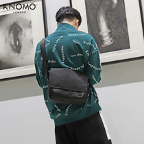 KNOMO UK Tide Mailbag mens single shoulder bag inclined satchel 14 inch large capacity to commute to work 2021