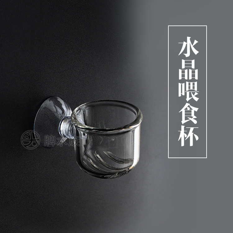 Glass Feeding Machine Red Worm Cup Blood Worm Cup Nematodes Cup Pitcher Feeding cup Funnies Shrimp Feed Feeding Funnel