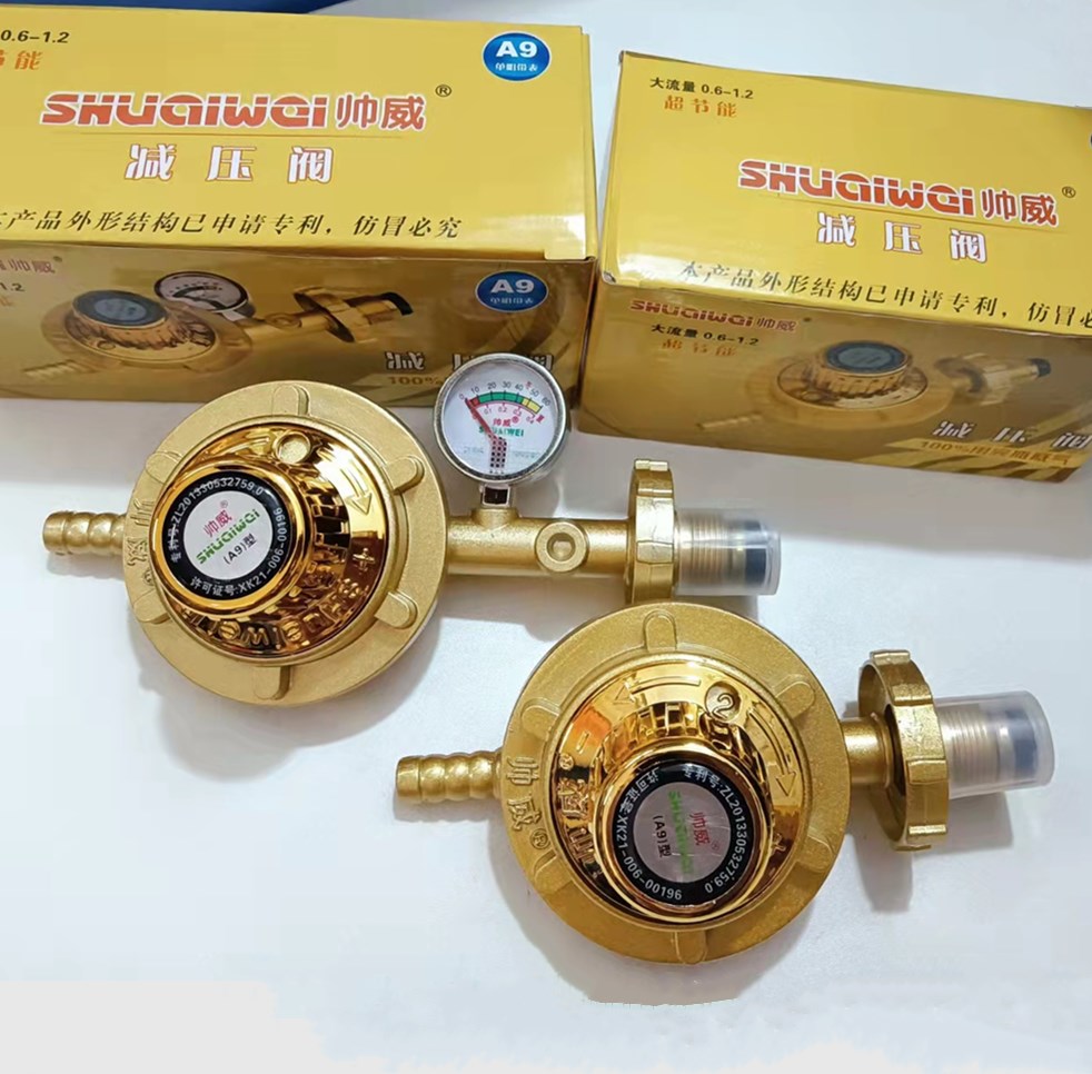 Handsome Liquefied Gas Pressure Reducing Valve Home Single Double Mouth Gas Tank Gas Stove Accessories Pressure Relief Valve Low Pressure Valve