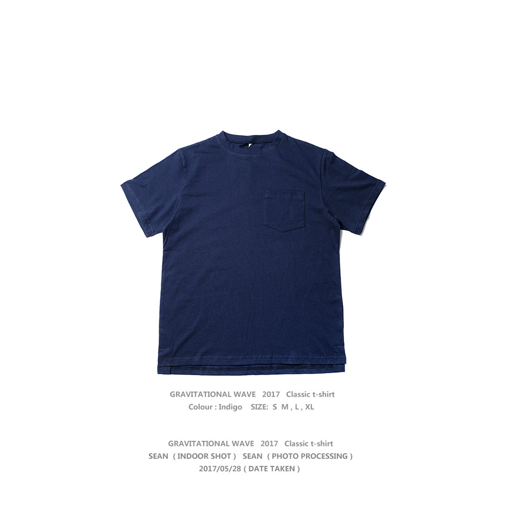 老无所衣2017S/S 桑毛全棉水洗素色主义经典宽松中厚纯色短袖T恤